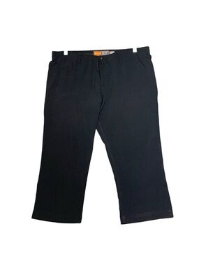Merrell Black UPF 50+ Capri Pants Sz 14 Stretch Opti wick Tech Light Hiking